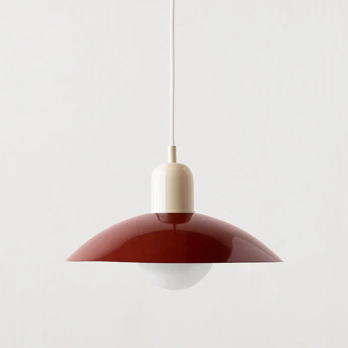 Moderne pendellampe med tofarvet design
