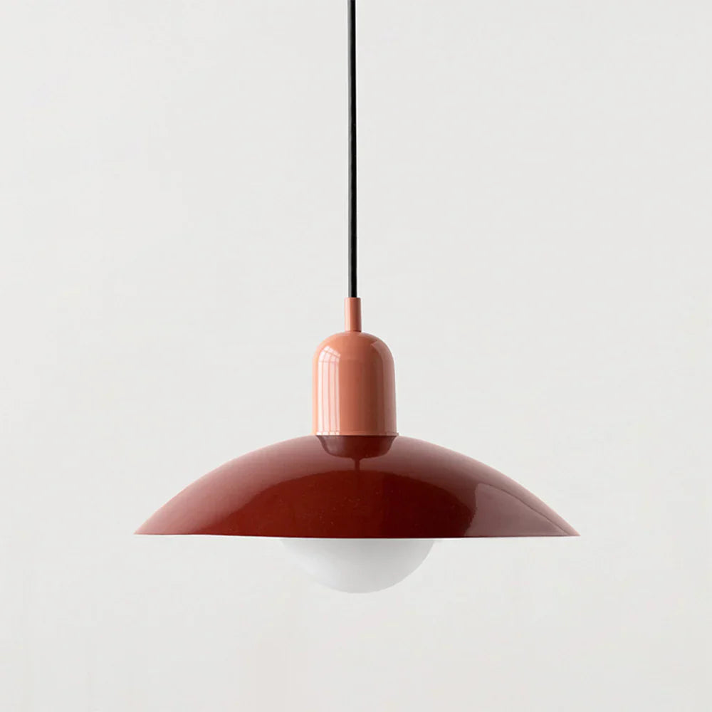 Moderne pendellampe med tofarvet design