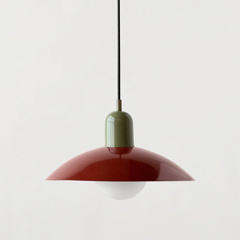 Moderne pendellampe med tofarvet design