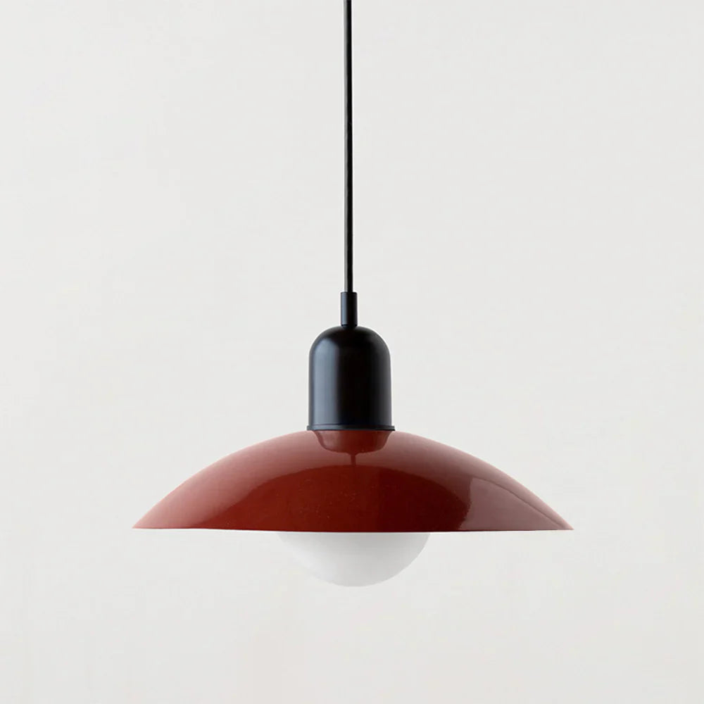 Moderne pendellampe med tofarvet design