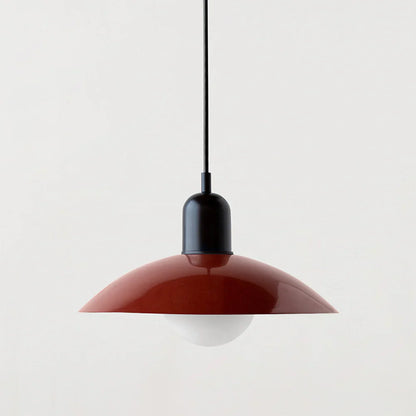Moderne pendellampe med tofarvet design