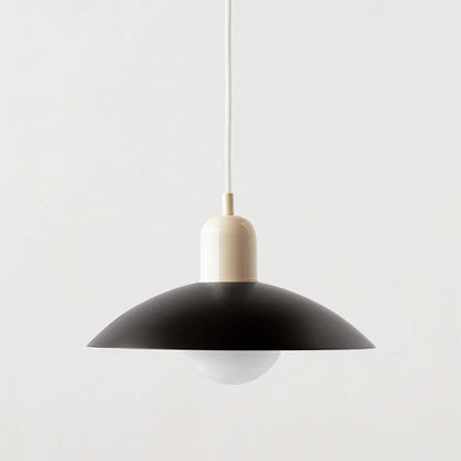 Moderne pendellampe med tofarvet design