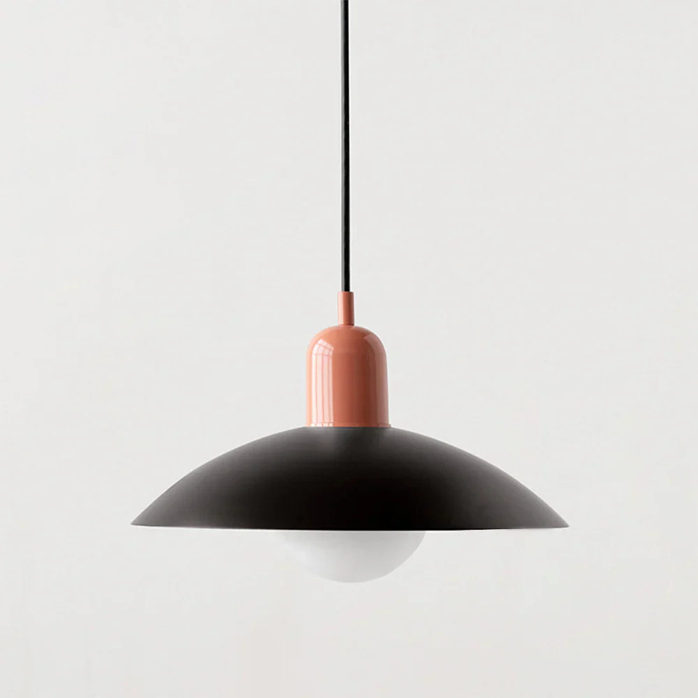 Moderne pendellampe med tofarvet design