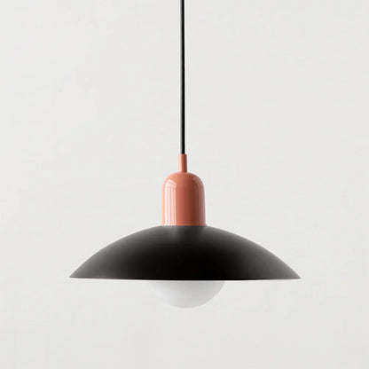 Moderne pendellampe med tofarvet design
