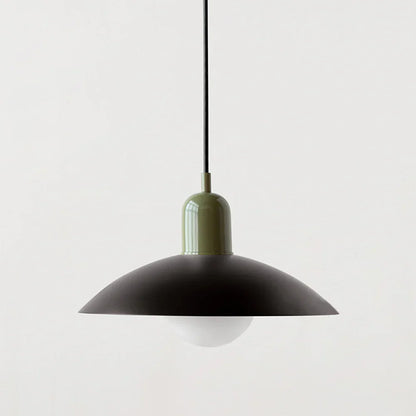 Moderne pendellampe med tofarvet design
