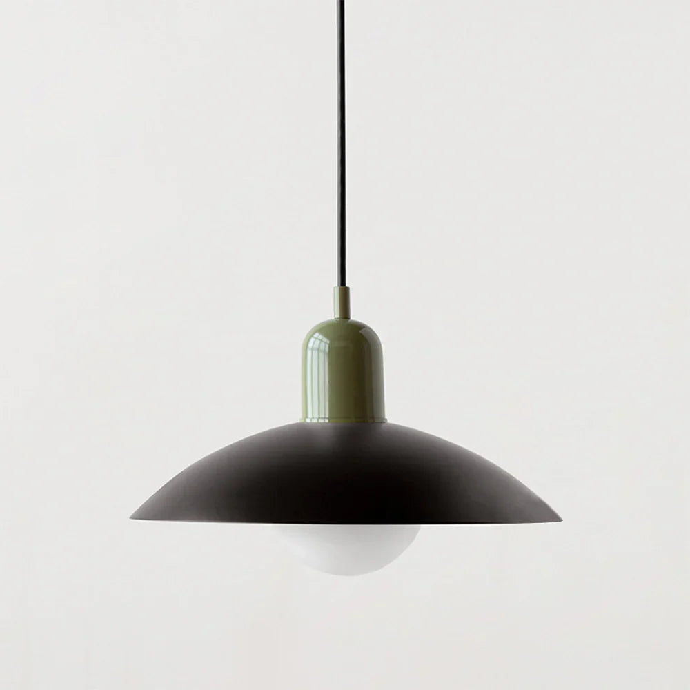 Moderne pendellampe med tofarvet design