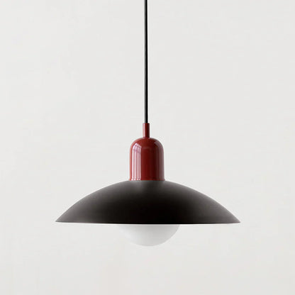Moderne pendellampe med tofarvet design