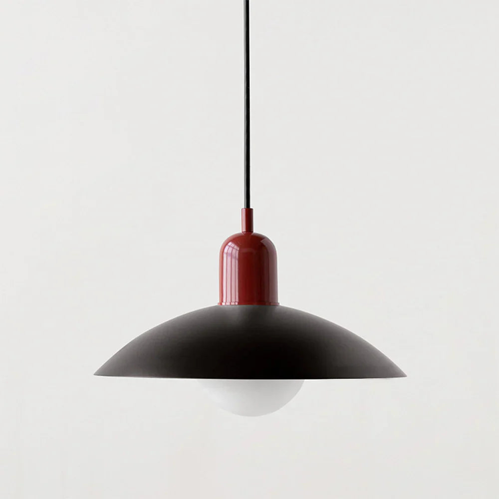 Moderne pendellampe med tofarvet design