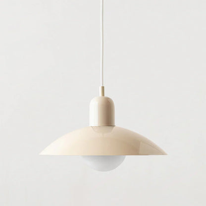 Moderne pendellampe med tofarvet design