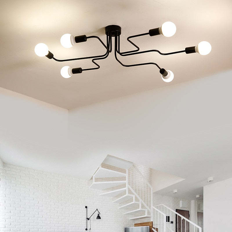 Plafond i metal, Sputnik-stil - Lumzi