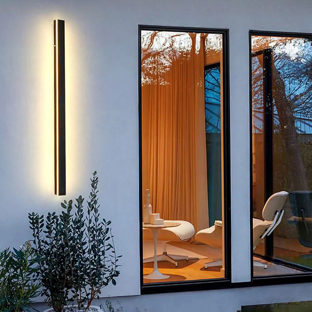 Slank lineær LED-udendørsvæglampe - Lumzi