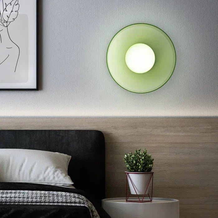 Moderne loftlampe i glas med minimalistisk design