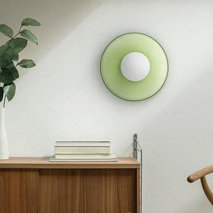 Moderne loftlampe i glas med minimalistisk design