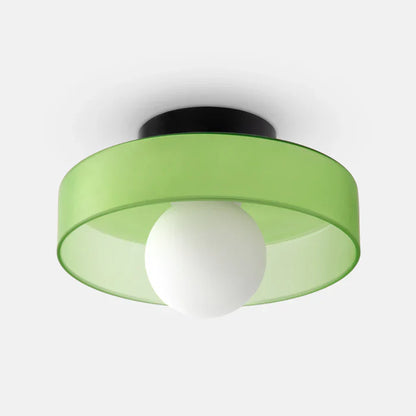 Moderne loftlampe i glas med minimalistisk design