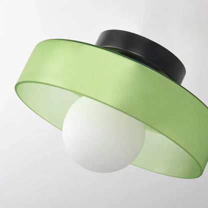 Moderne loftlampe i glas med minimalistisk design