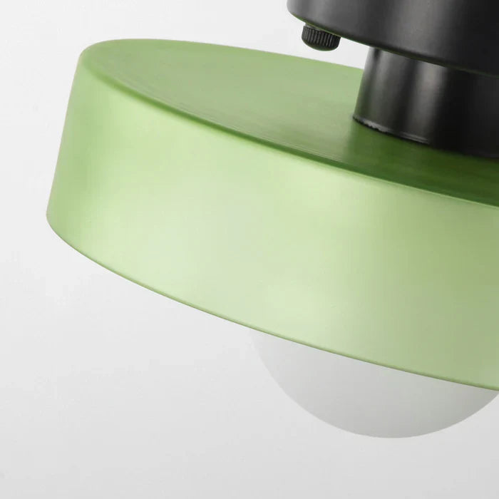 Moderne loftlampe i glas med minimalistisk design