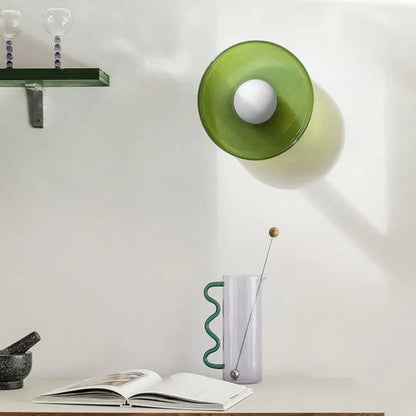 Moderne loftlampe i glas med minimalistisk design