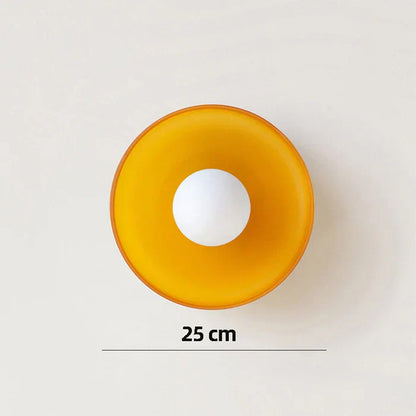 Moderne loftlampe i glas med minimalistisk design