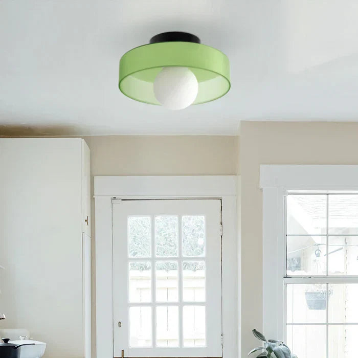 Moderne loftlampe i glas med minimalistisk design