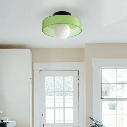 Moderne loftlampe i glas med minimalistisk design