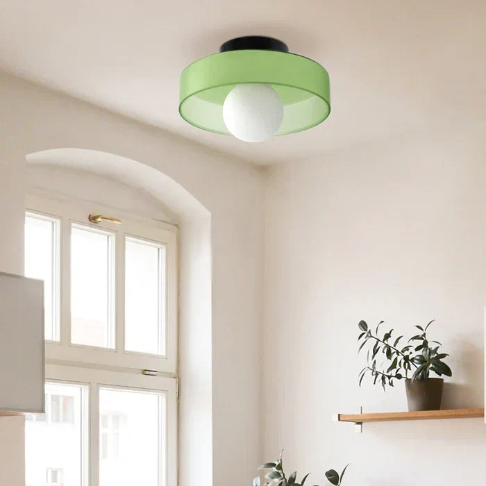 Moderne loftlampe i glas med minimalistisk design