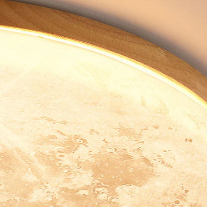 Rund LED-loftlampe – Måne