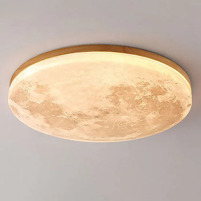Rund LED-loftlampe – Måne