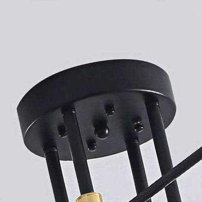 Industriel loftlampe med 4, 6 eller 8 fatninger
