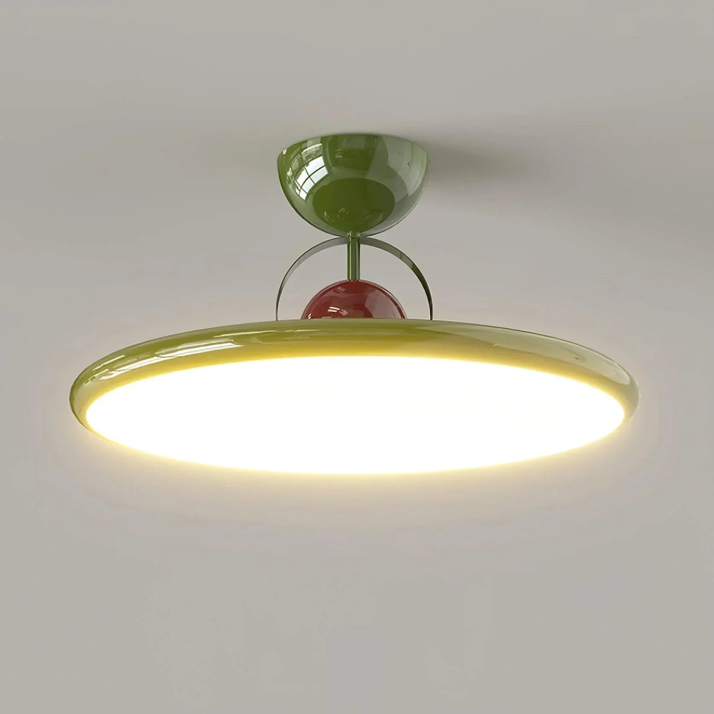 Minimalistisk LED-loftlampe i Bauhaus-stil