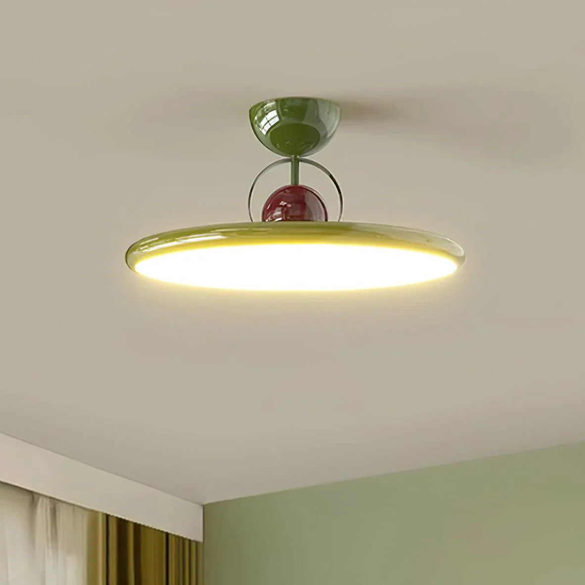 Minimalistisk LED-loftlampe i Bauhaus-stil