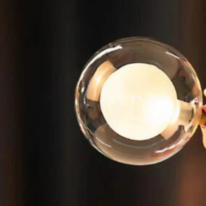 Dekorativ LED-bordlampe med pige og ballon