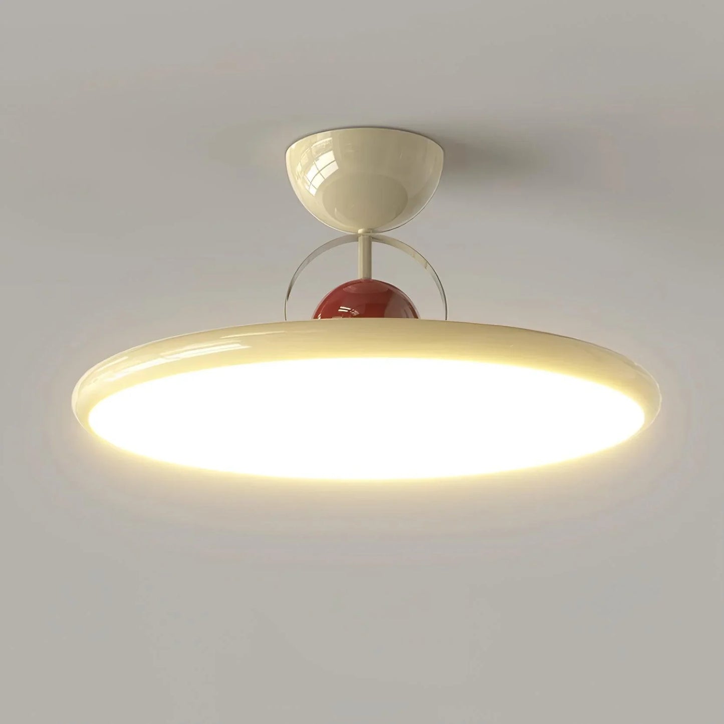 Minimalistisk LED-loftlampe i Bauhaus-stil