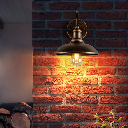 Industriel retro væglampe i vintage stil