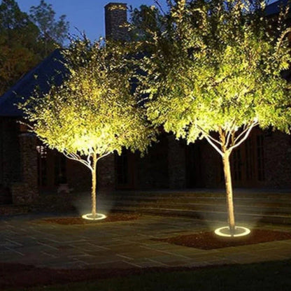 360° LED-ringlampe til træer og have