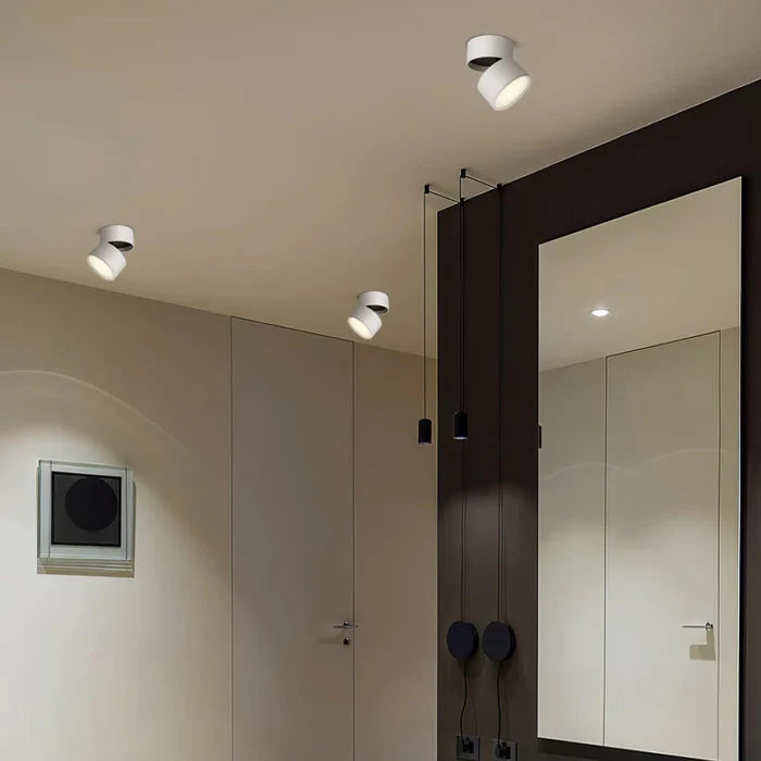 Moderne justerbar LED-spot til loft