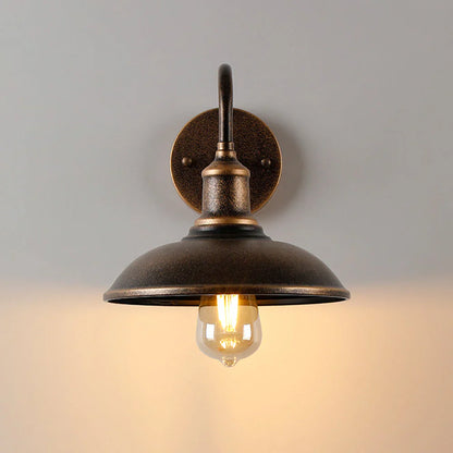 Industriel retro væglampe i vintage stil