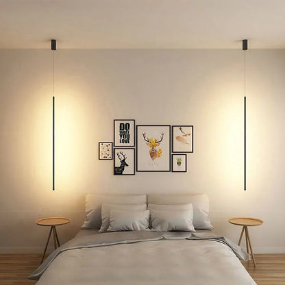 Moderne LED-pendellampe – minimalistisk loftlampe til soveværelse eller stue