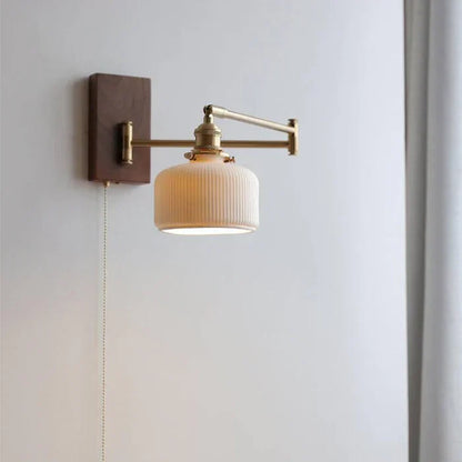 Væglampe med bevægeligt arm – Retro stil