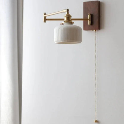 Væglampe med bevægeligt arm – Retro stil