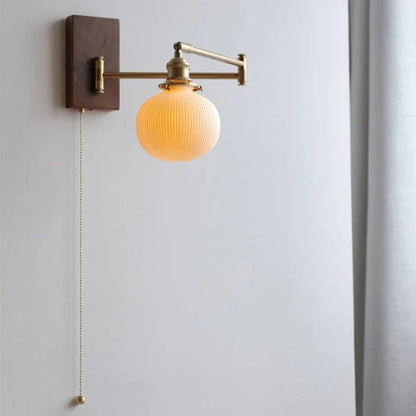 Væglampe med bevægeligt arm – Retro stil