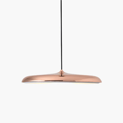 Ultratynd LED-pendellampe med rund skærm
