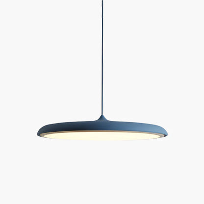 Ultratynd LED-pendellampe med rund skærm