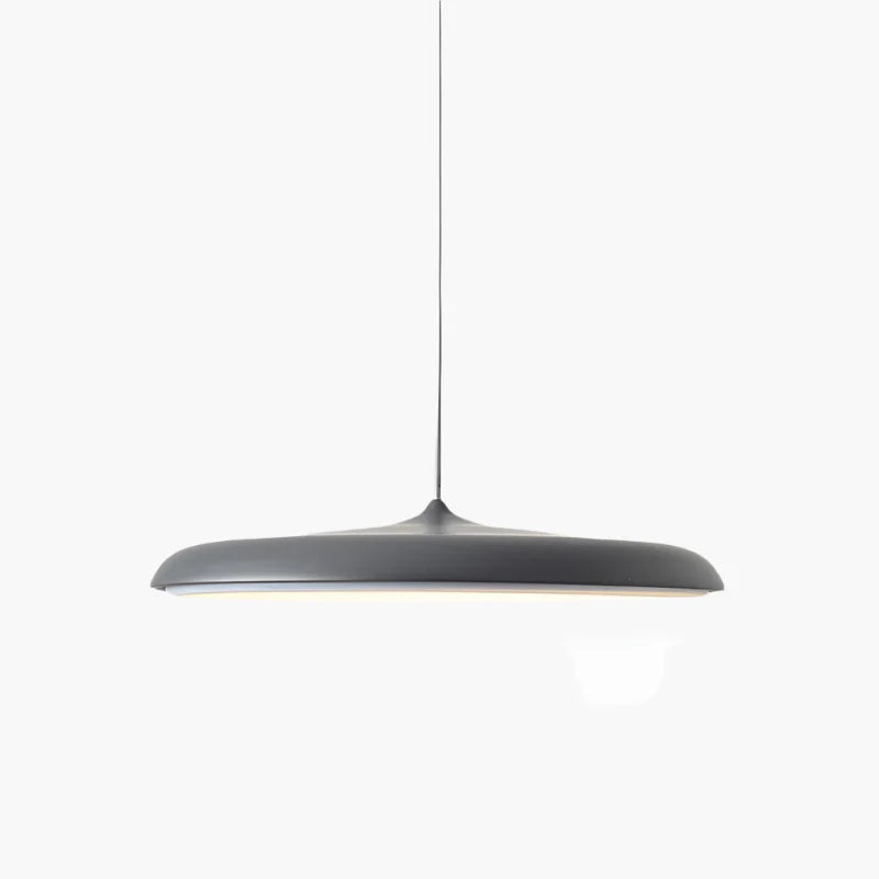 Ultratynd LED-pendellampe med rund skærm