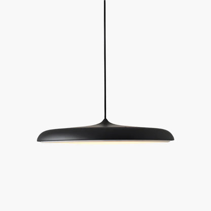 Ultratynd LED-pendellampe med rund skærm