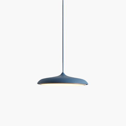 Ultratynd LED-pendellampe med rund skærm