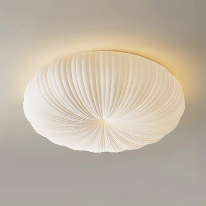 Japandi-loftlampe med skalformet kuppel