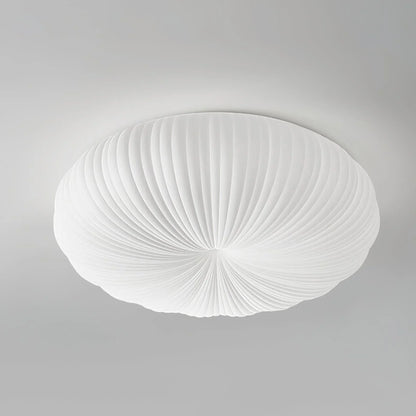 Japandi-loftlampe med skalformet kuppel