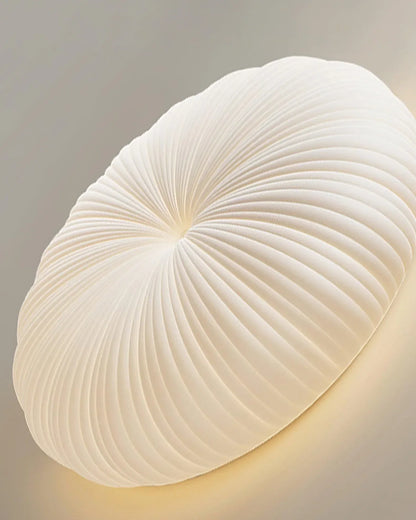Japandi-loftlampe med skalformet kuppel