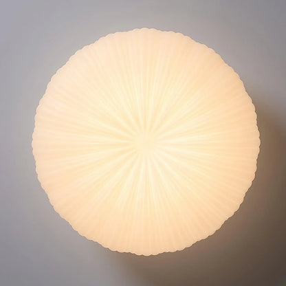 Japandi-loftlampe med skalformet kuppel