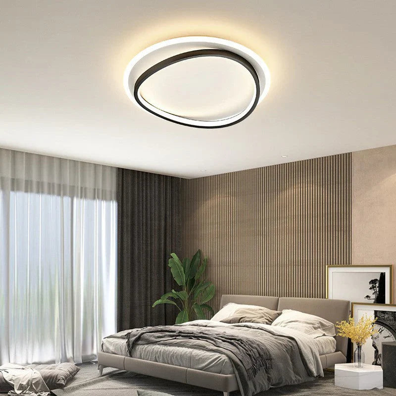 Moderne LED-loftlampe i futuristisk design